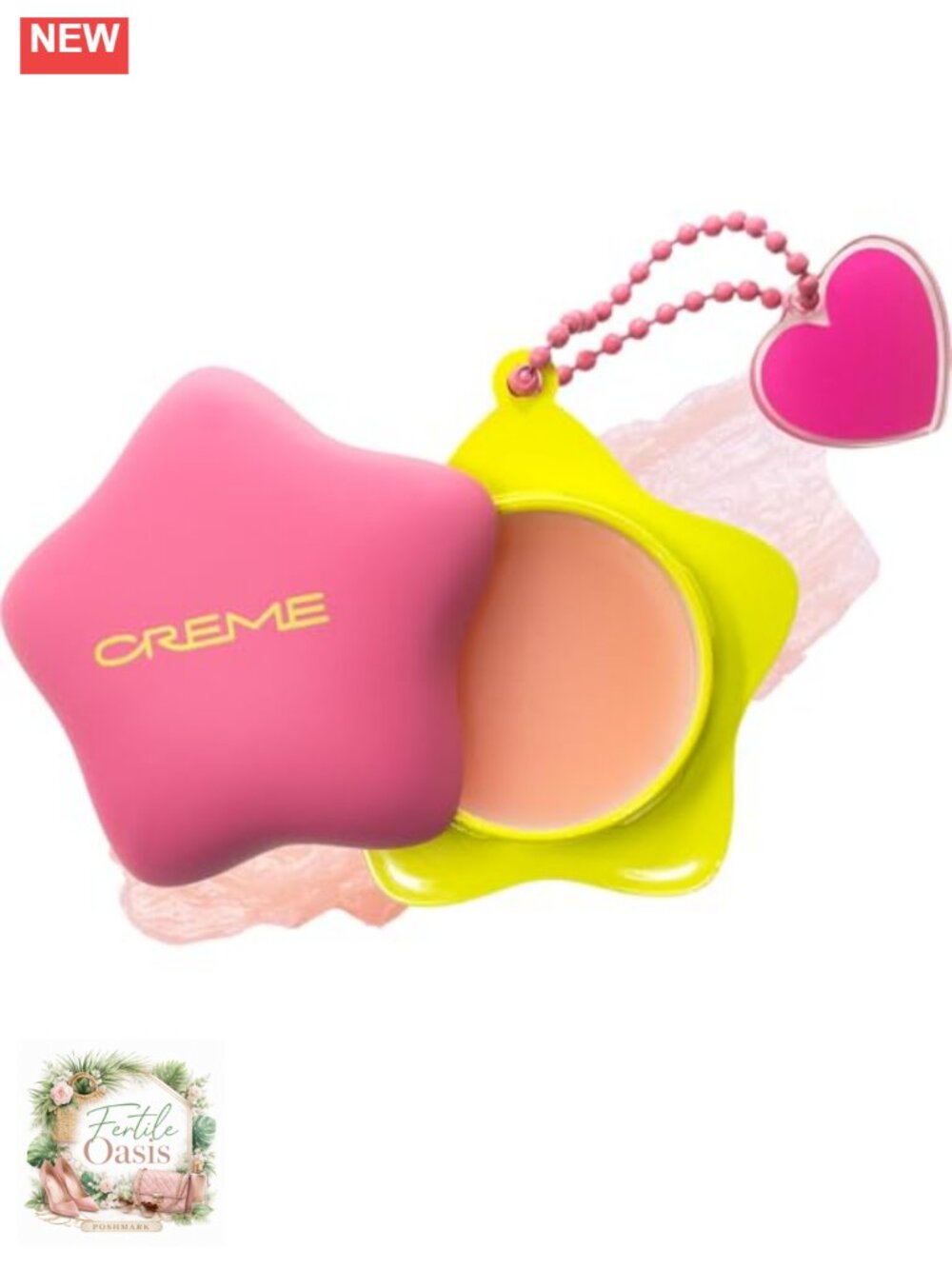 Plush Pout Lip Butter with Keychain Charm, Hydrating Squalane & Peptides